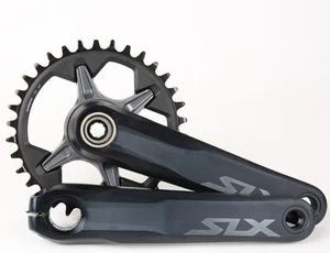 Shimano SLX FCM7100 Crankset With Chainring - 12 Speed - Dark Grey / 30 / 170mm - Picture 1 of 7