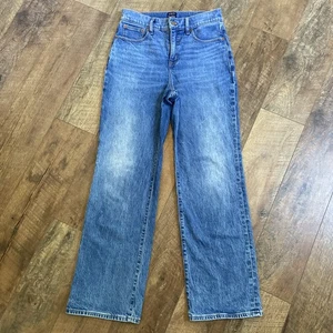 J Crew | ‘Full Length Wide Leg’ Cotton Medium Wash Denim Jeans Women’s 6 2024 - Picture 1 of 22