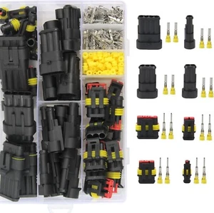 Kabel Steckverbinder Stecker Buchsen wasserdicht KFZ Boote 352x 1-6 polig - Bild 1 von 7