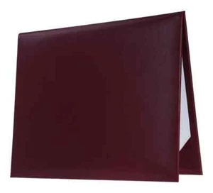 Maroon Diploma Cover - High School Diploma Covers - Picture 1 of 4