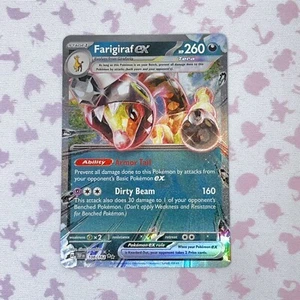 Pokemon TCG Farigiraf EX 108/162 Temporal Forces Double Rare Holo NM/M - Picture 1 of 4