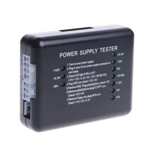 20/24 Pin for PSU ATX SATA Power Supply Tester LED Indication Diagnostic Tool - Afbeelding 1 van 6