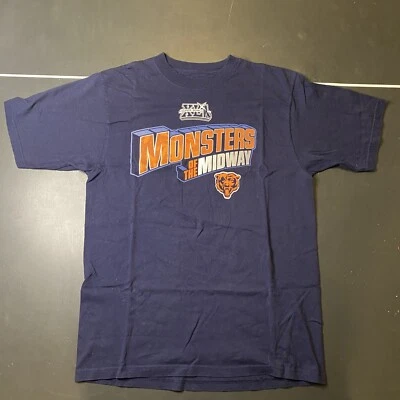 Camisa vintage Y2K Reebok 2007 Chicago Bears Super Bowl XLI tamanho G - Imagem 1 de 3