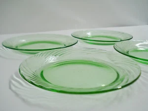 4 Pyrex Festiva Frühlingsgrün Salatteller 7 5/8" gebraucht Teller Set Glas Corning - Bild 1 von 2