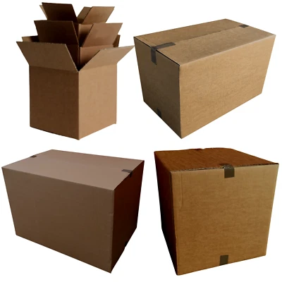 LARGE CARDBOARD PACKING BOXES VARIOUS SIZES FOR MOVING HOUSE/REMOVAL/STORAGE/BOX - Image 1 of 4