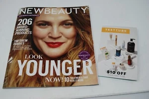 NEW BEAUTY Magazine Spring 2019 Drew Barrymore Cover + $10 Off Beauty Test Tube - Imagen 1 de 1