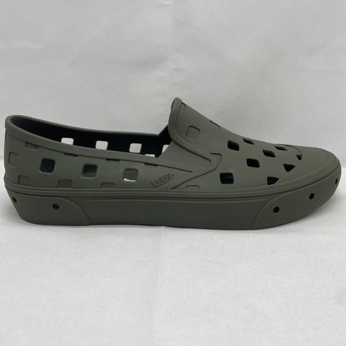 VANS Trk Slip On Uomo Taglia USA 13 Verde Foglia d'Uva VN0A5HF850K