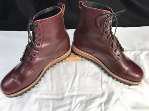 Men's Cordovan Hi-Top Casual/Dress Boots H0047-05 Size 12US - Picture 1 of 5