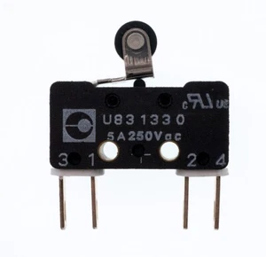 Crouzet U831330C1GL Roller Lever Micro Switch 5A/250VAC, 1NC 1NO - Picture 1 of 5