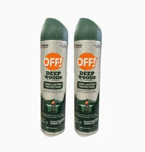 2-PACK OFF Deep Woods Insect Repellent V Spray Long Lasting 25% DEET 9 oz - Picture 1 of 1