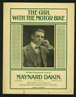 c.1923 ~Australian Sheet Music ~The Girl With The Motor Bike