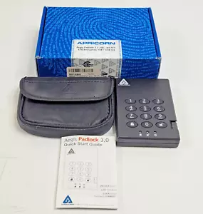 Apricorn Aegis Padlock USB 3.0 AES Encryption 1TB Hard Drive A25-3PL256-1000 - Picture 1 of 9