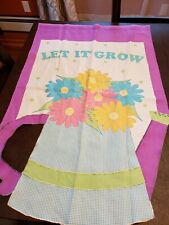 Let it Grow spring flag (for large flag pole)