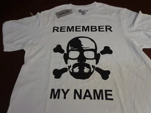 Breaking Bad REMEMBER MY NAME HEISENBERG T-Shirt NEW Licensed Official Small V9 - Picture 1 of 6