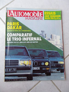 Magazine AUTOMOTIVE 464 Audi 200 Turbo Mercedes 190 16s BMW 535i Alfa 90 2.5L