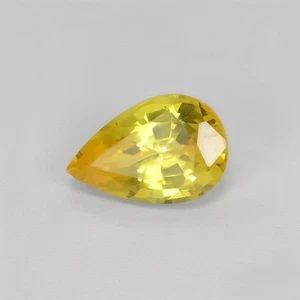 Piedra preciosa facetada de peras AAA+ zafiro amarillo natural 5x7 mm - Imagen 1 de 4