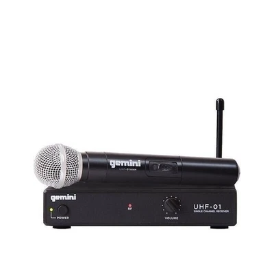 Gemini Pro Audio Live Stage Studio PA DJ Karaoke Handheld Wireless Microphone - Image 1 of 4