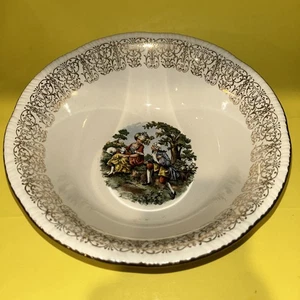 EXTREMELY RARE Homer Laughlin Colonial Vegetable Bowl 22K? (12236) - Picture 1 of 11