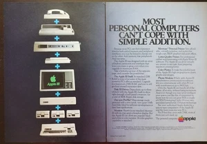 Print Ad-1982 Apple III PC Personal Computer-Most Cant Cope With Simple Addition - Picture 1 of 1