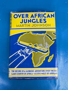 Over African Jungles by Martin Johnson (1935 HC w/DJ Harcourt, Brace, & Co.) - Picture 1 of 12