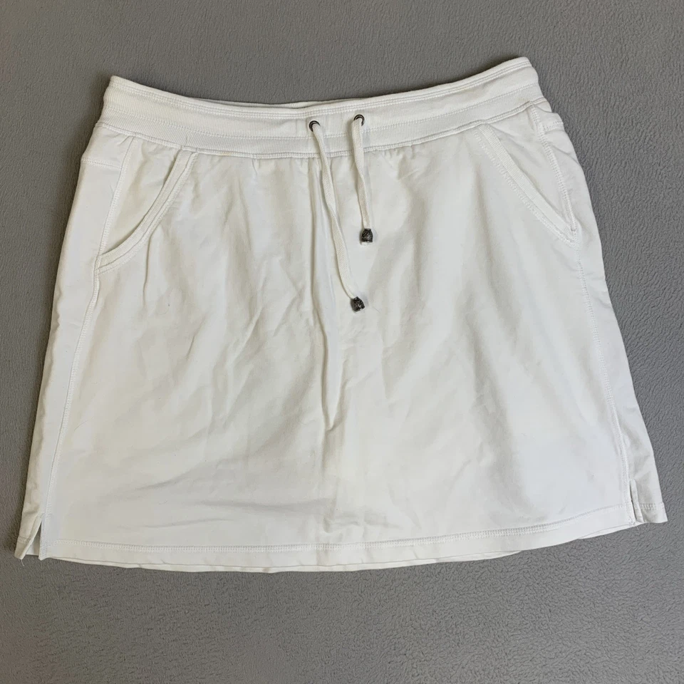 Tênis de golfe Green Tea Skort feminino tamanho XXL branco linha A pull on treino - Imagem 1 de 4