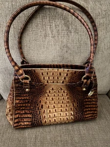 BORSA A TRACOLLA BRAHMIN JOAN MANDORLA TOSTATA vera pelle BORSA A MANO - Foto 1 di 13