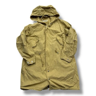 Parka vintage Banana Republic Safari cola de pez XS amarillo tostado  Foto 1 de 4