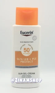 Eucerin Protección Solar Leb Protect Crema-Gel FPS50 150ml Nuevo Embalaje - Imagen 1 de 2