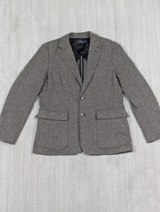 Polo RALPH LAUREN Herringbone Single Breasted Blazer size 16 Women's Jacket - Picture 1 of 16