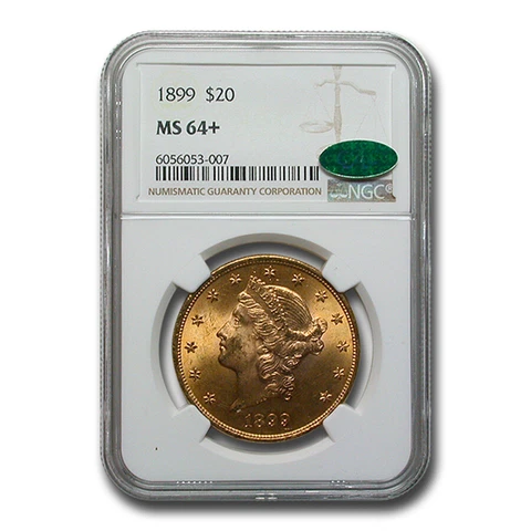 1899 $20 Liberty Gold Double Eagle MS-64+ NGC CAC - SKU#179225 Cover