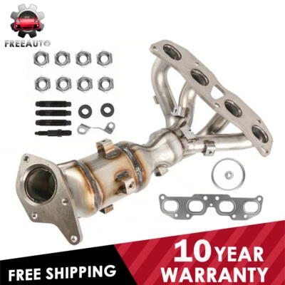 Coletor conversor catalítico com conjunto de junta para 2007-2013 Nissan Altima L4 - Imagem 1 de 4