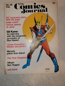 COMICS JOURNAL #38 --- GIL KANE INTERVIEW! Fantagraphics! 1978! G/VG - Picture 1 of 2