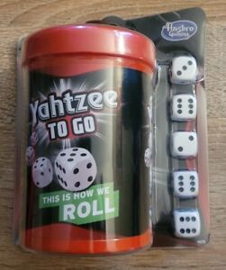 Yahtzee to Go Travel Dice Board Game Hasbro Brand New Factory Sealed