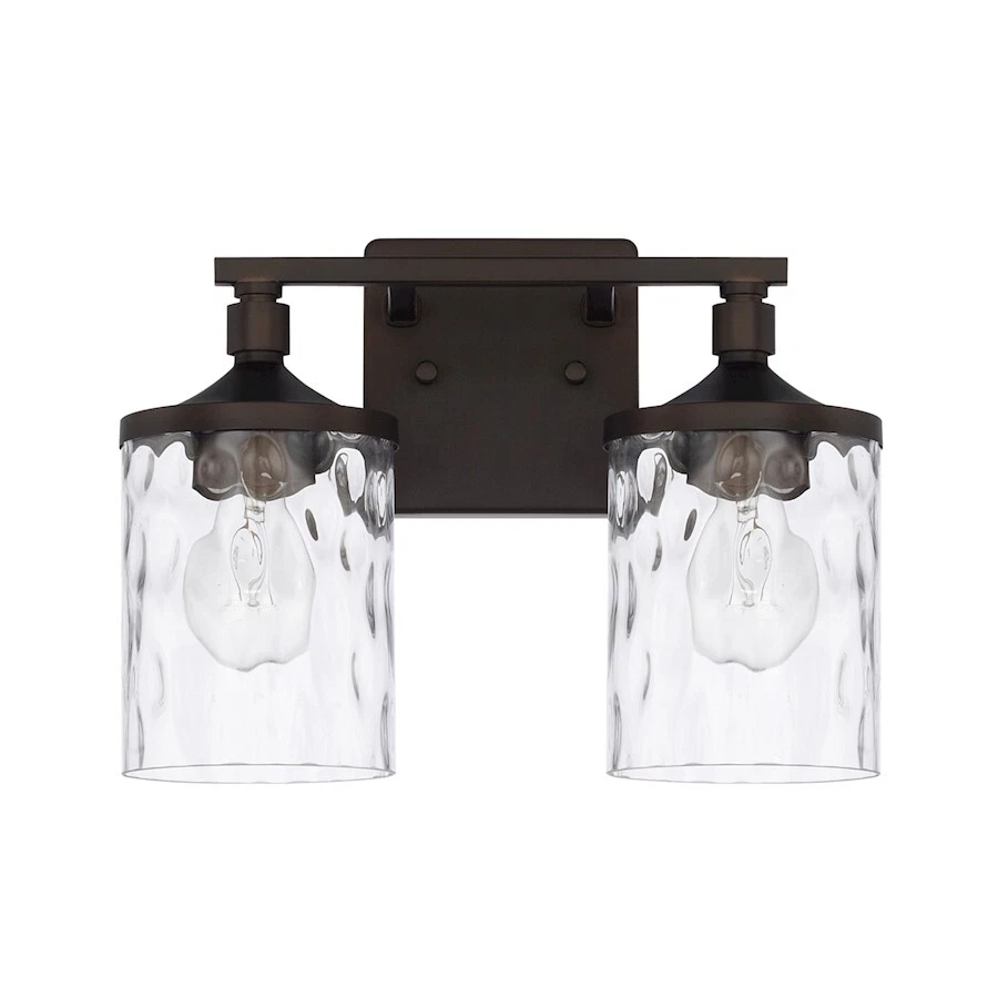Tocador de 2 luces HomePlace by Capital Lighting Colton, bronce - 128821BZ-451 Foto 1 de 1