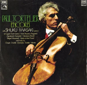 TORTELIER Cello Encores SAINT-SAENS RAVEL FAURE SARASATE Jugoton/EMI B/W Dog - Imagen 1 de 3