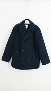Monsoon Navy Casual Double Breasted Pea Winter Coat Smart Jacket 1 to 13 Years