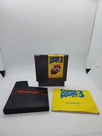 Super Mario Bros. 3 (Nintendo NES, 1990) Cartridge, Case, and Manual works