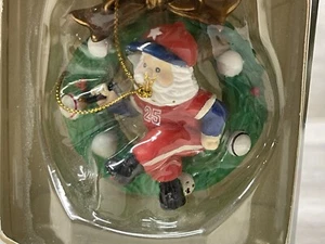 Muérdago Mágico Béisbol Santa Adorno de Navidad Nuevo en Caja 2001 - Imagen 1 de 5