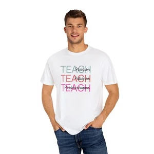 Teacher Shirt, Teach Passion, Patience, Perseverance Comfort Colors Shirt - Imagen 1 de 31
