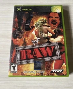 WWF Raw (Microsoft Xbox, 2002) Complete - Original wwe complete CIB tested - Picture 1 of 2