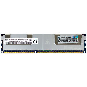 HP 708643-B21 715275-001 712384-081 32GB 4Rx4 ECC Load Reduced Server Memory RAM
