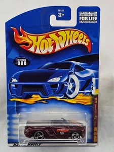 Hot Wheels Company Cars 2001 #088 Dodge Sidewinder #4/4 Burgundy 3 spoke 50126 - Picture 1 of 9
