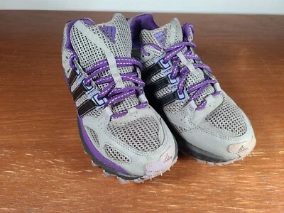 Adidas Kanadia TR 4 Running Trail Hiking Shoes Women Size 7.5 Gray Purple G56568 - Image 1 of 4