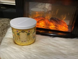 NEW Bath & Body Works ICED LEMON POUND CAKE 3-Wick Scented Candle 14.5oz - Picture 1 of 3