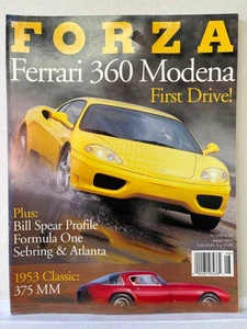 Revista Forza agosto 1999 #18 cubierta Ferrari 360 Modena y 1953 375 mm 189 g - Imagen 1 de 2