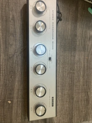 Sony Stereo Microphone Mixer Model MX-6S Vintage Very Good Condition - Image 1 of 4