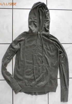 Suéter con Capucha Lululemon Sit in Lotus Para Mujer 6 Bolsillos Canguro Lana Merino H673 Foto 1 de 4