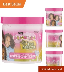 Dream Kids Olive Miracle Leave-In Conditioner 425g - Detangling & Moisturizing - Picture 1 of 6