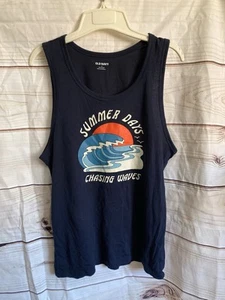 Old Navy Summer Waves tank top-Men's Small - Picture 1 of 4