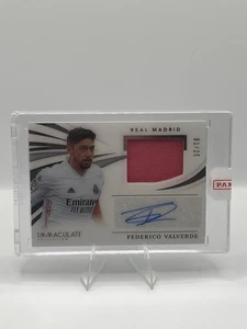 2021 Panini Immaculate Soccer Memorabilia Autograph Federico Valverde /25 Madrid - Picture 1 of 2
